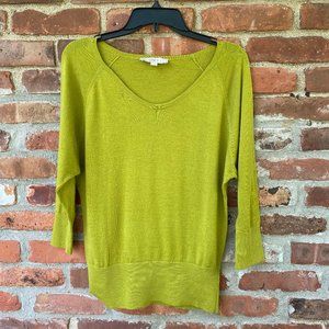 LOFT Chartreuse Sweater